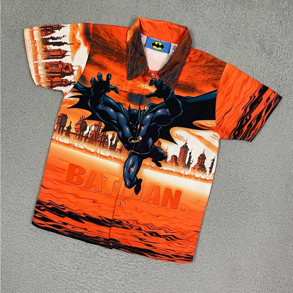 Vintage Batman AOP button up shirt‎